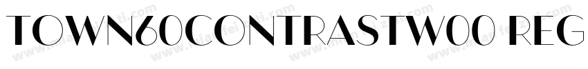 Town60ContrastW00 Regular Regular字体转换